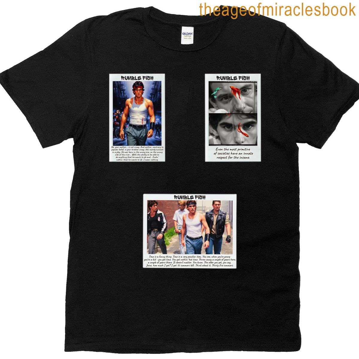 Rumble Fish Movie Sticker Set T-shirt