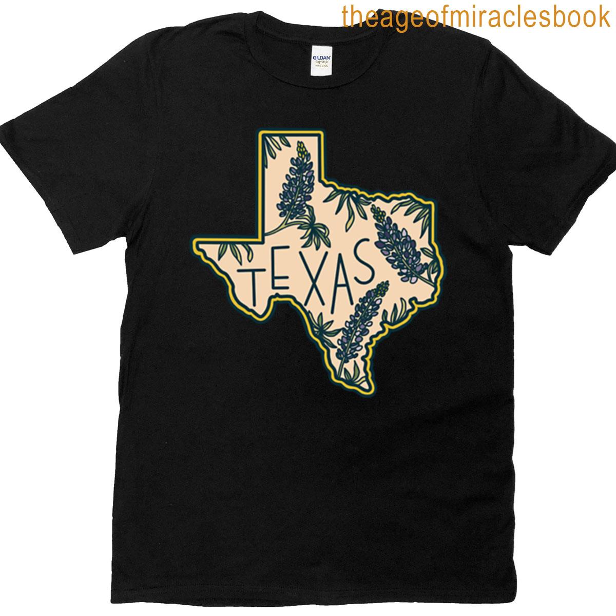 Texas State Flower Bluebonnet T-shirt