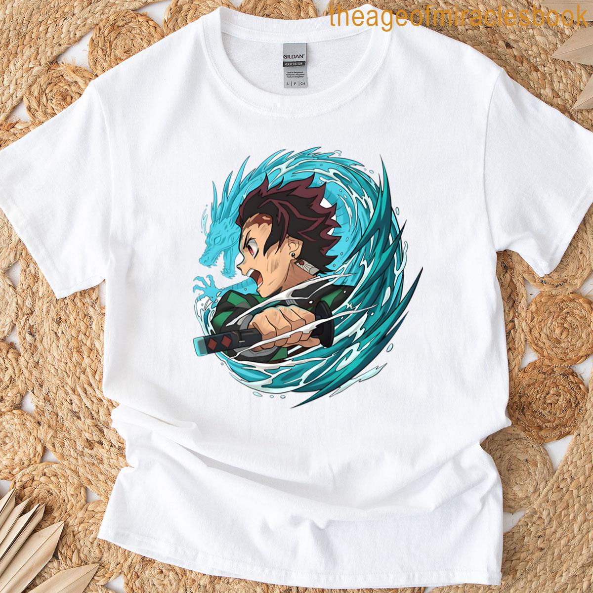 Blue Flames Gentle Heart T-shirt