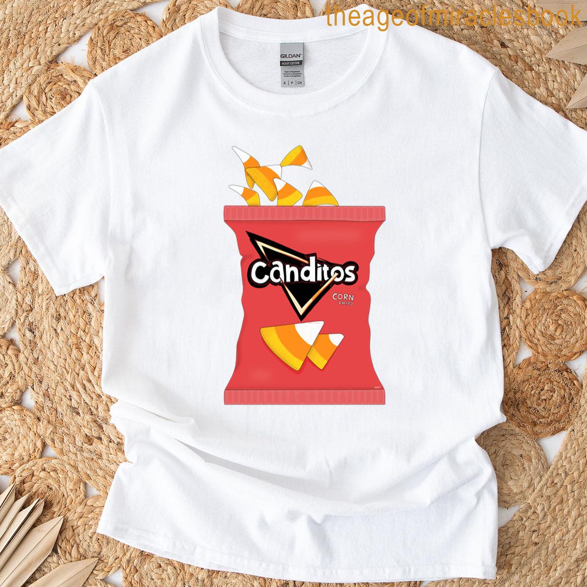 Candy Corn Chips Oversized T-shirt