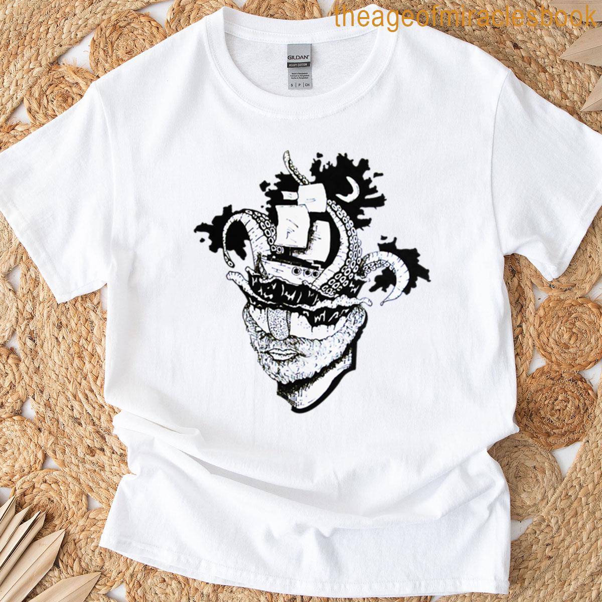 Chaotic Surreal Head Sketch T-shirt