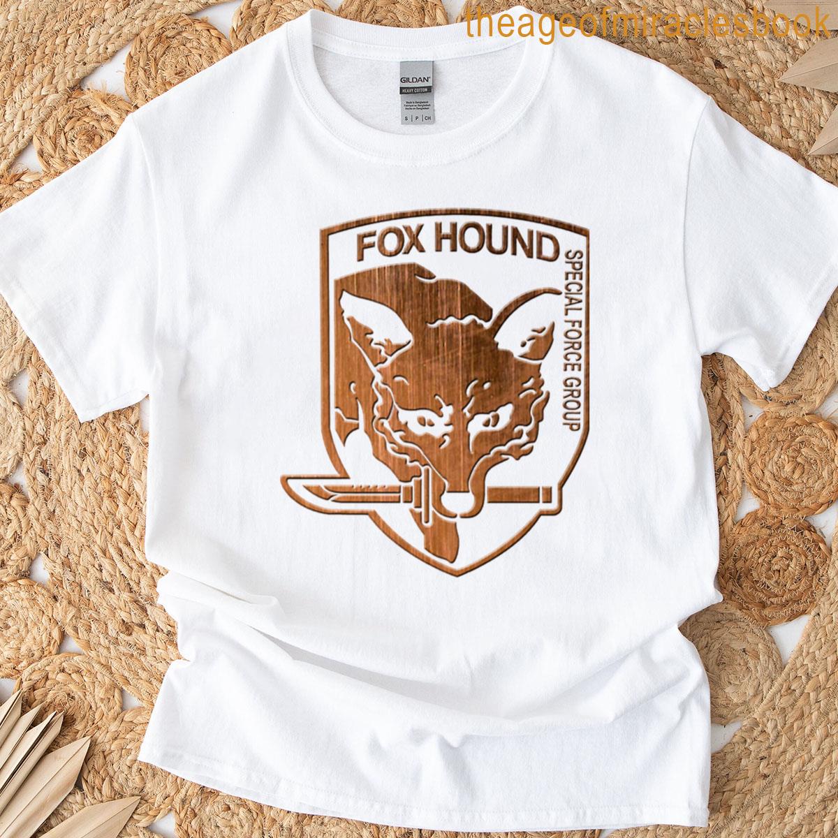 Fox Hound Special Forces Group Logo Metal Gear Solid T-shirt