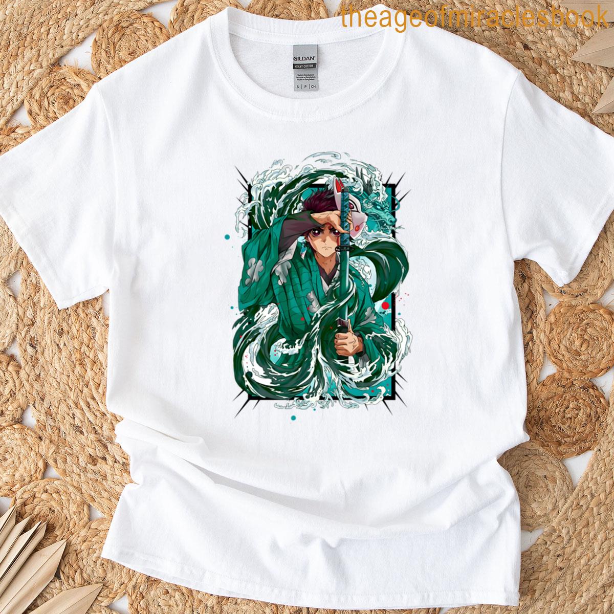 Green Flames Gentle Heart T-shirt