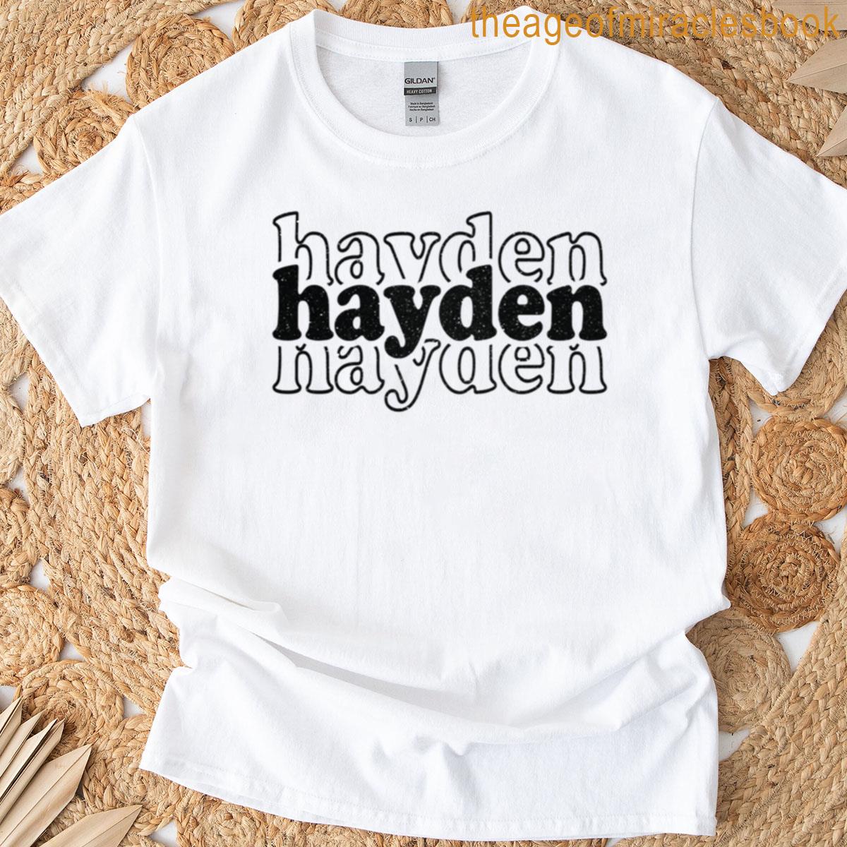 Hayden Name Personalized T-shirt