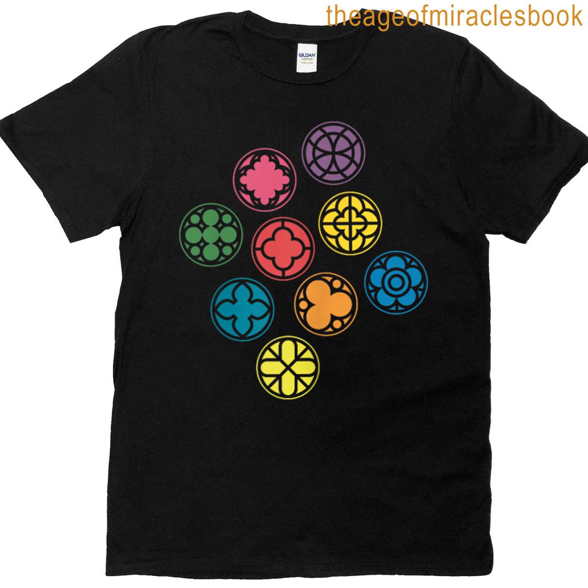 Stained Glass Pattern Design T-shirt