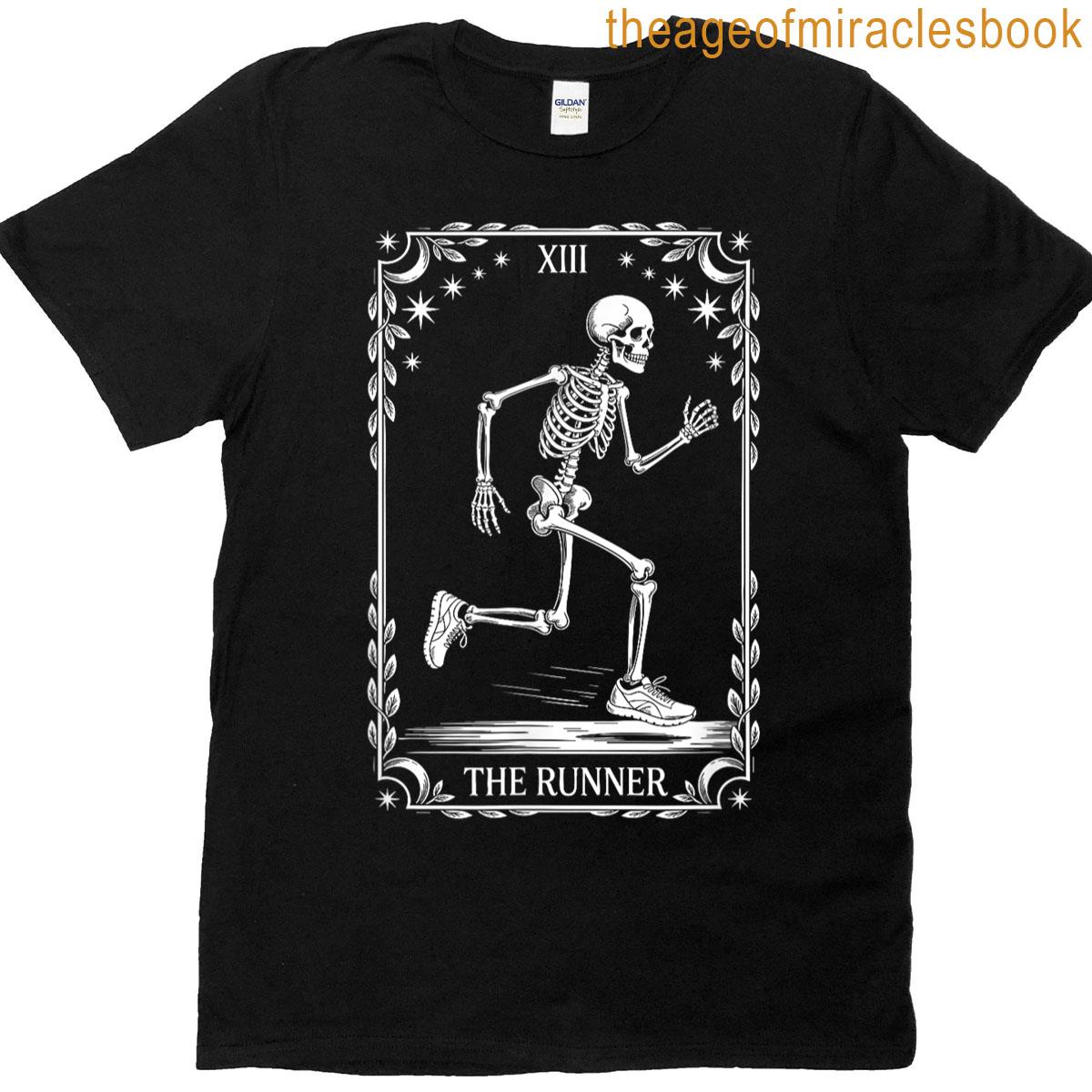 The Runner Tarot Card Marathon Running T-shirt