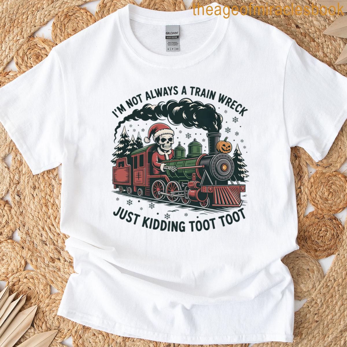 Train Wreck Christmas T-shirt
