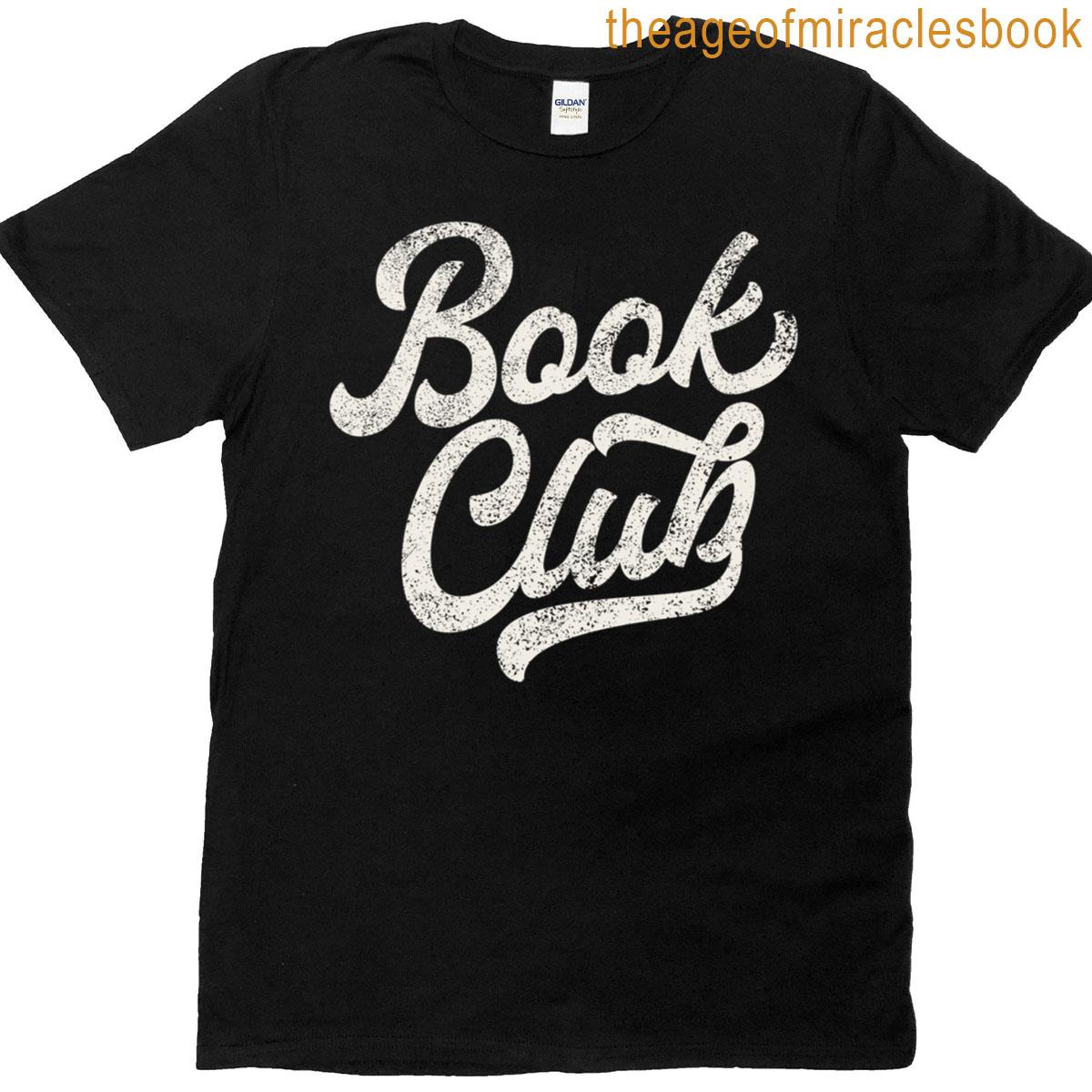Book Club Distressed Script Design For Readers T-shirt