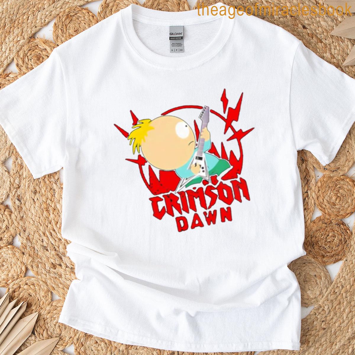 Cartoon Explosion Boom Text T-shirt