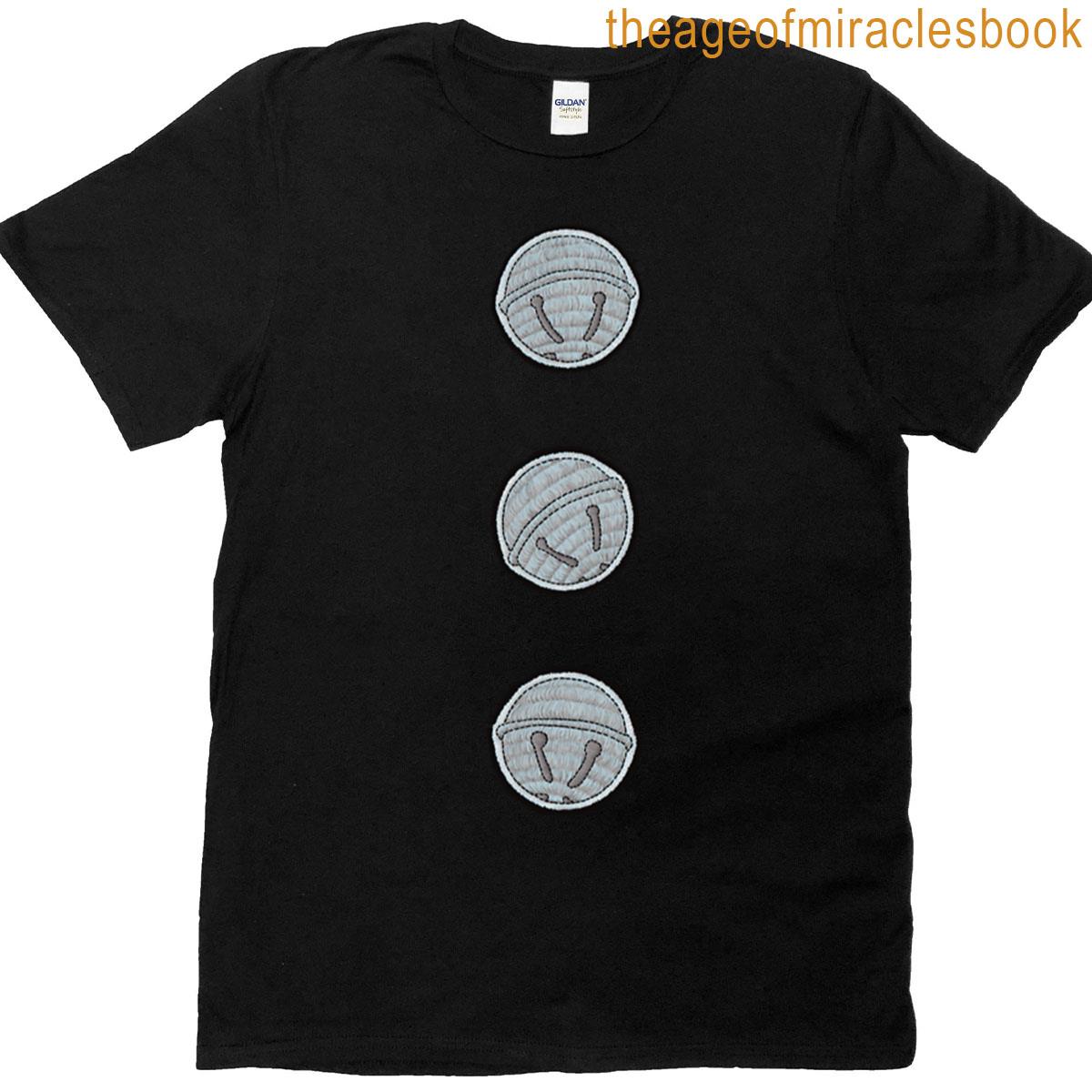 Embroidery-style Silver Bells T-shirt