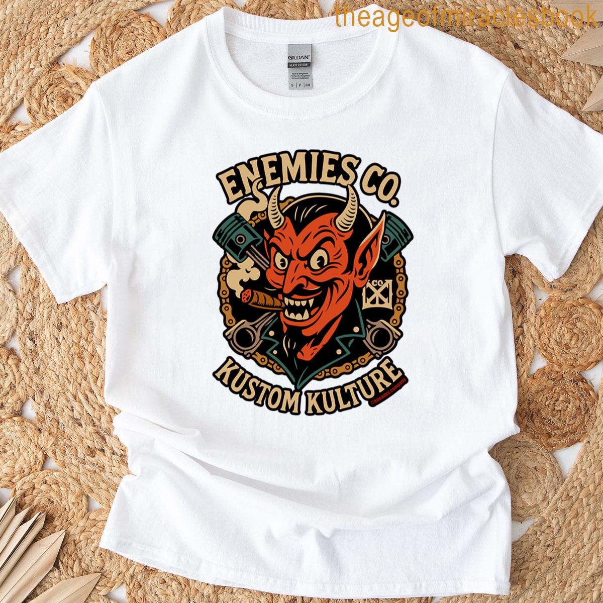 Enemies Kustom Kulture T-shirt