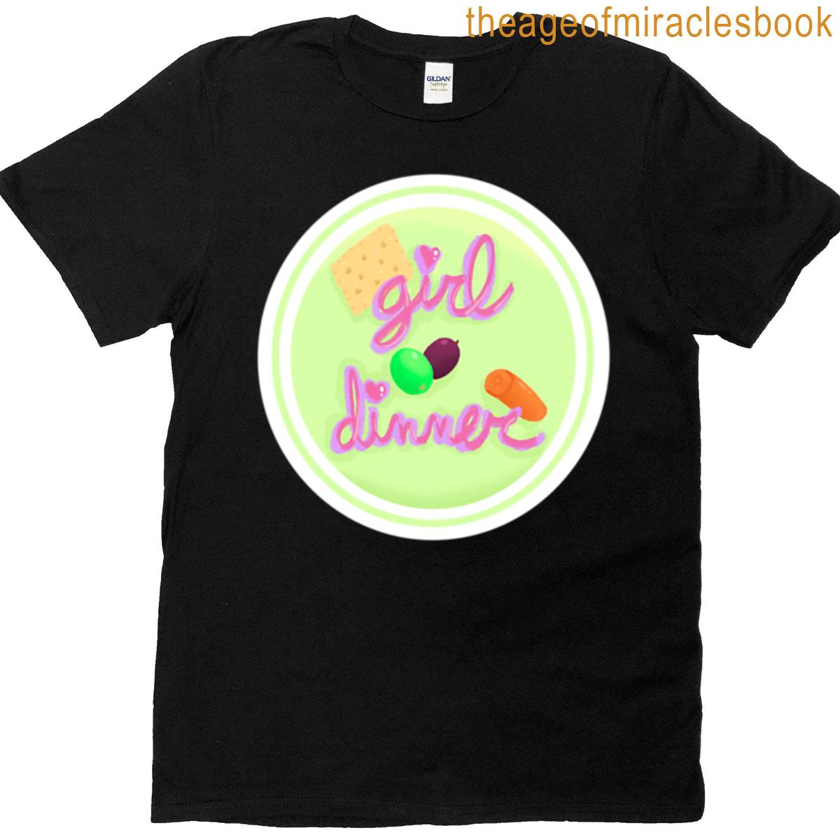 Girl Dinner Snacks Meme T-shirt
