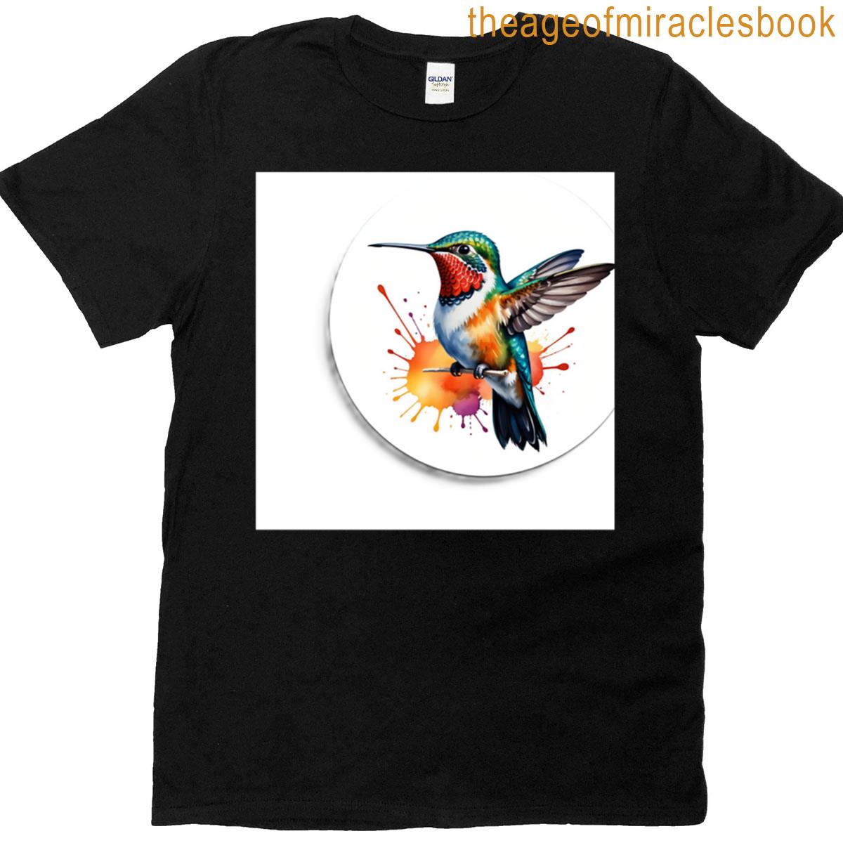 Hummingbird Watercolor T-shirt