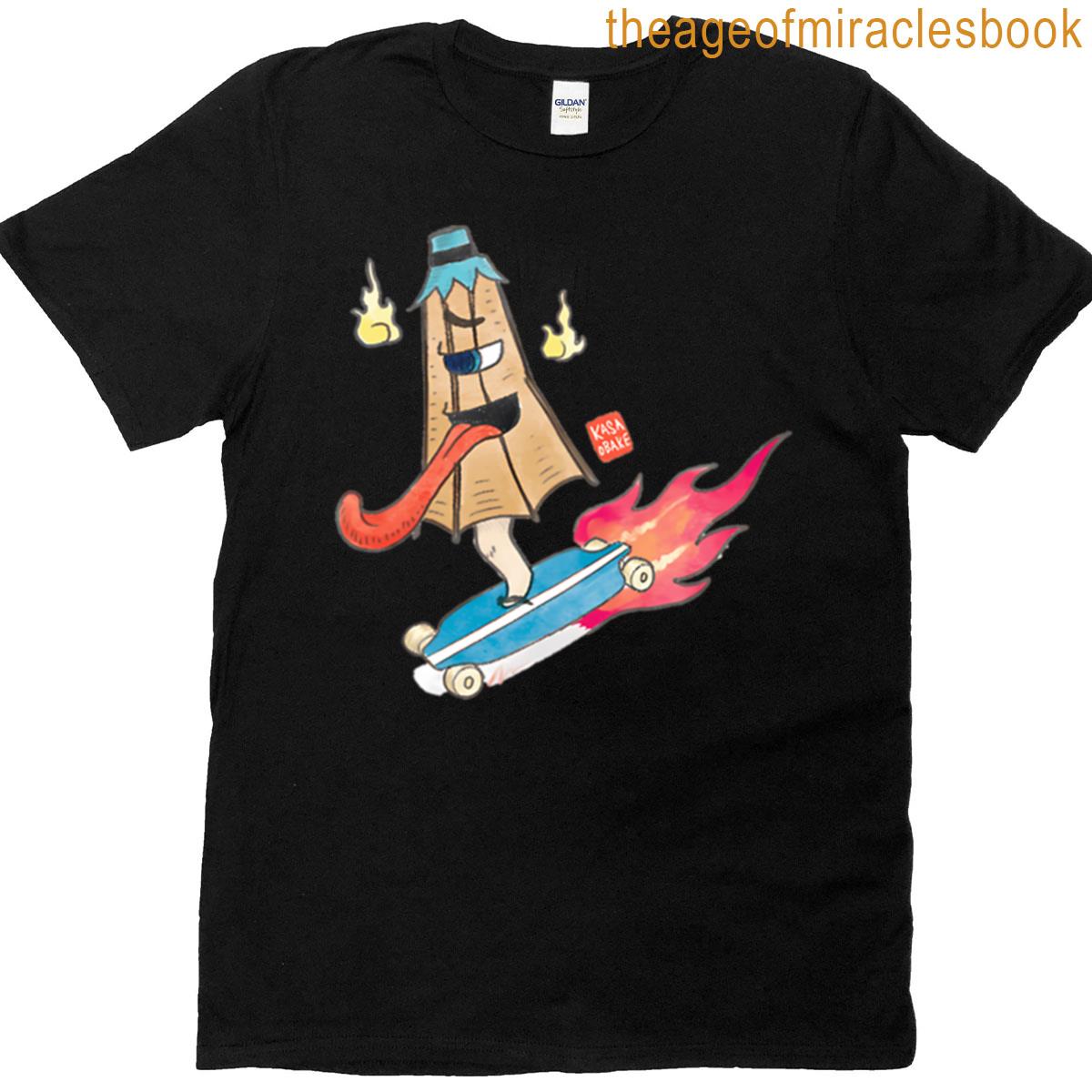 Kasa Obake Surfing Longboard T-shirt