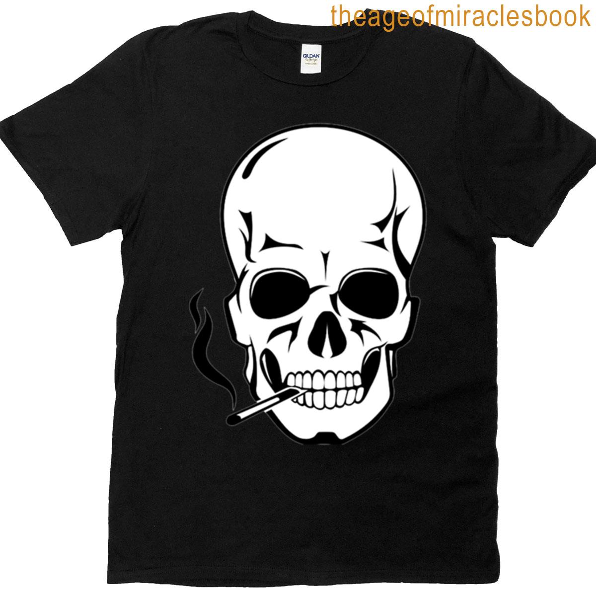 Minimal Skull Outline T-shirt