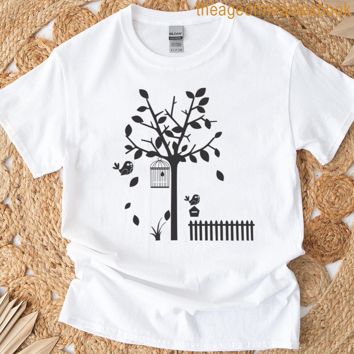 Peaceful Garden Scene T-shirt