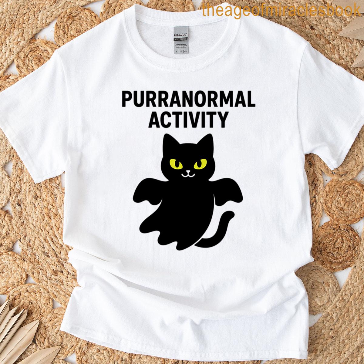 Purranormal Activity – Black Cat T-shirt