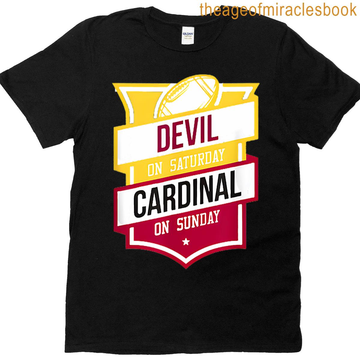 Retro Look Devil On Saturday T-shirt
