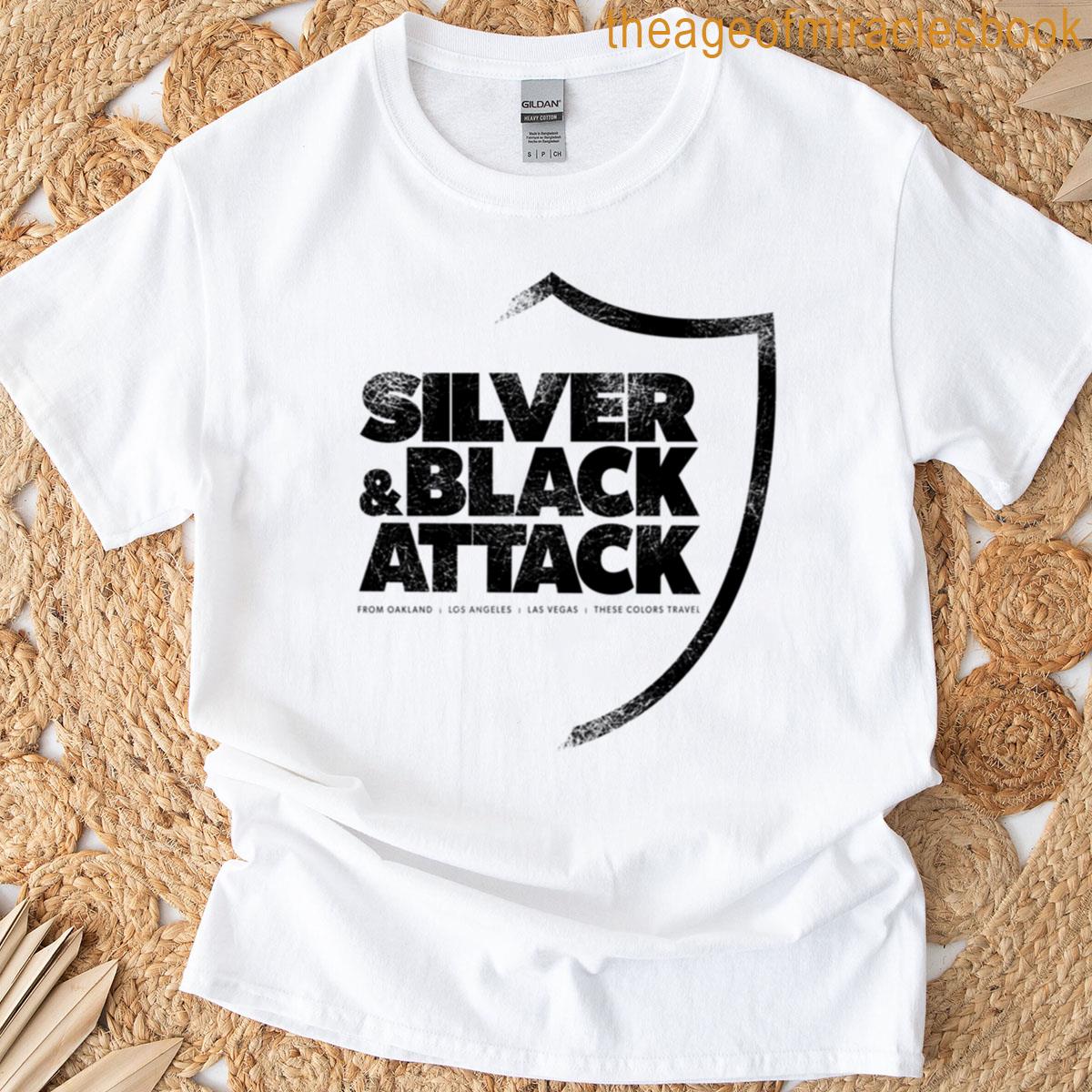 Silver Black Attack – Black Design T-shirt