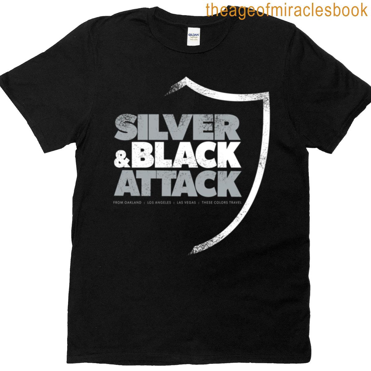 Silver Black Attack T-shirt