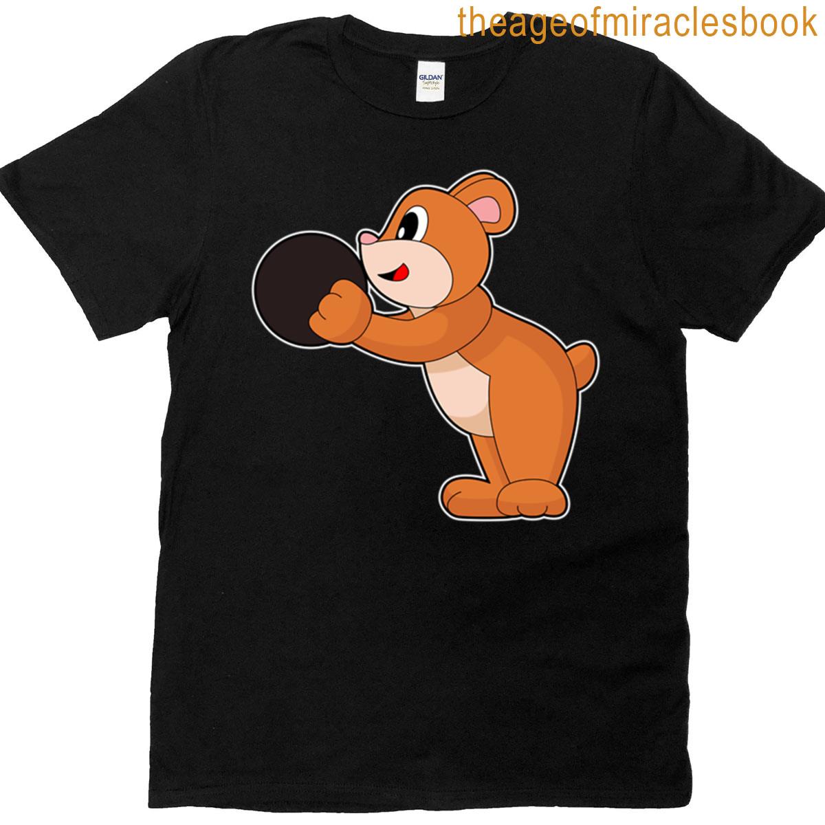 Bear Bowling Bowling Ball T-shirt