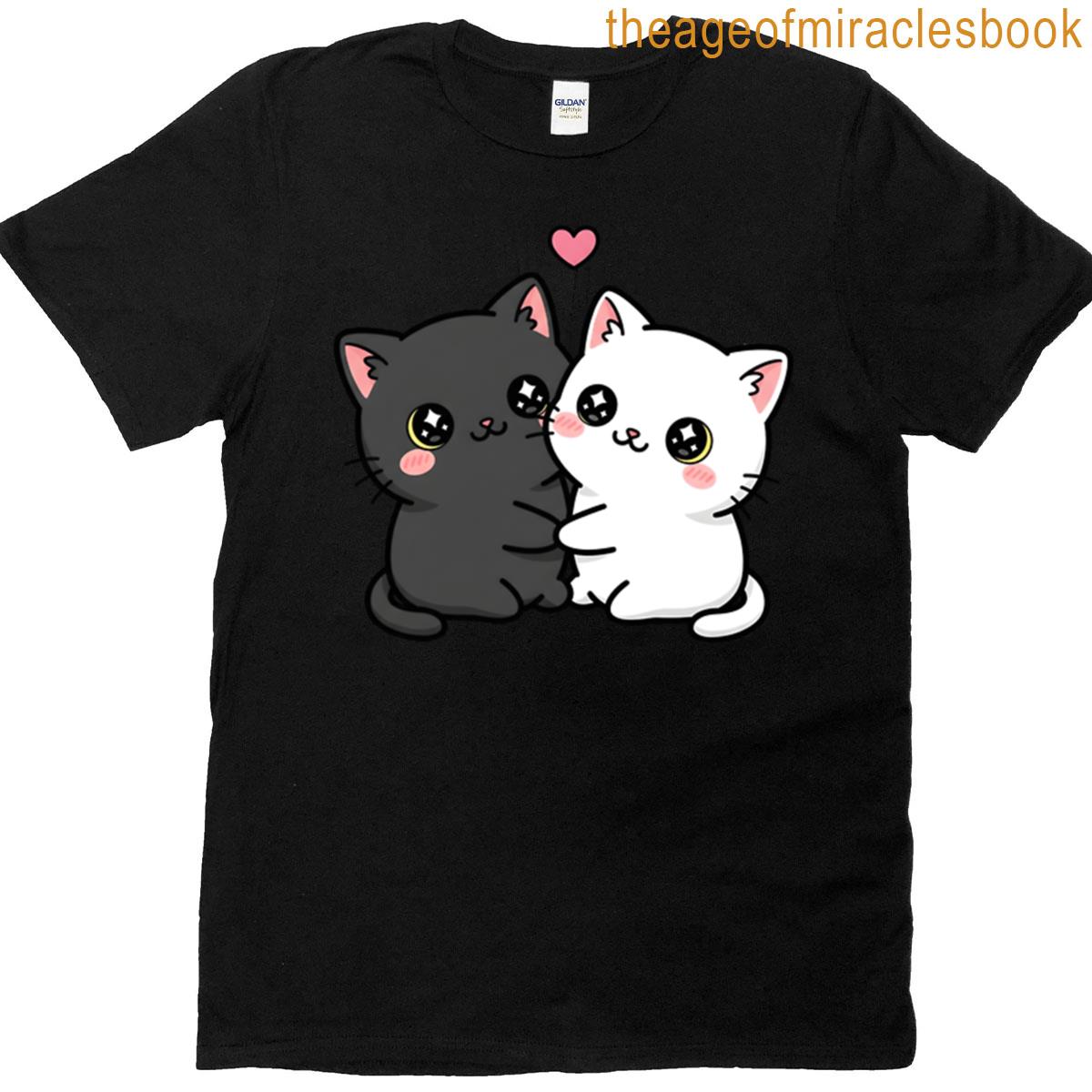 Cute Cats Cuddling T-shirt