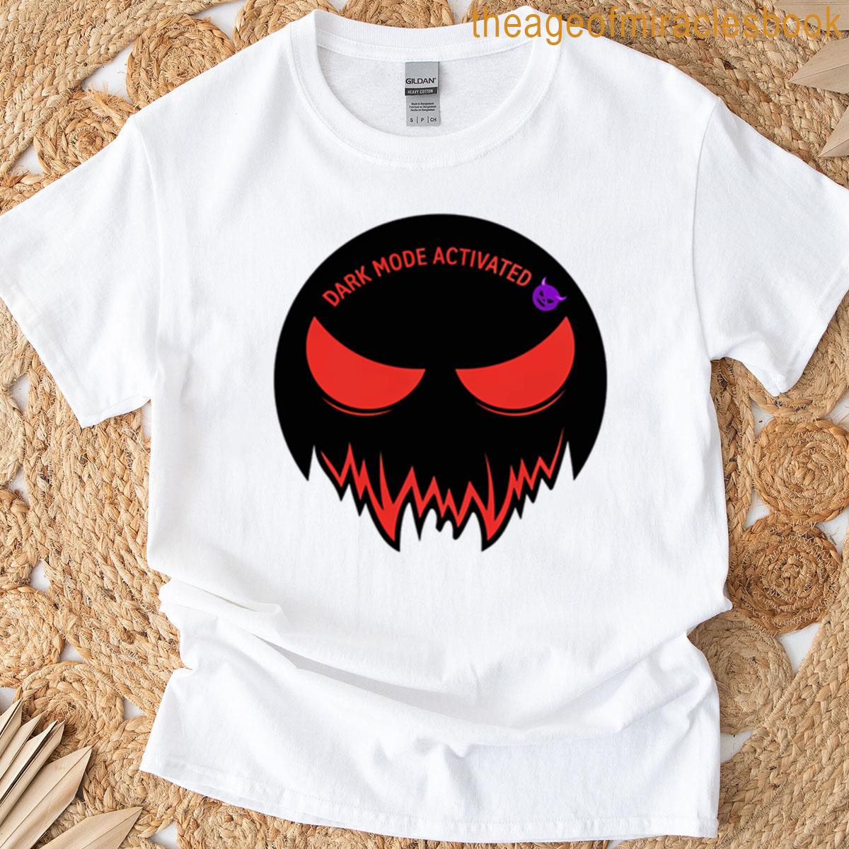 Dark Mode Activated Edgy Ghost T-shirt