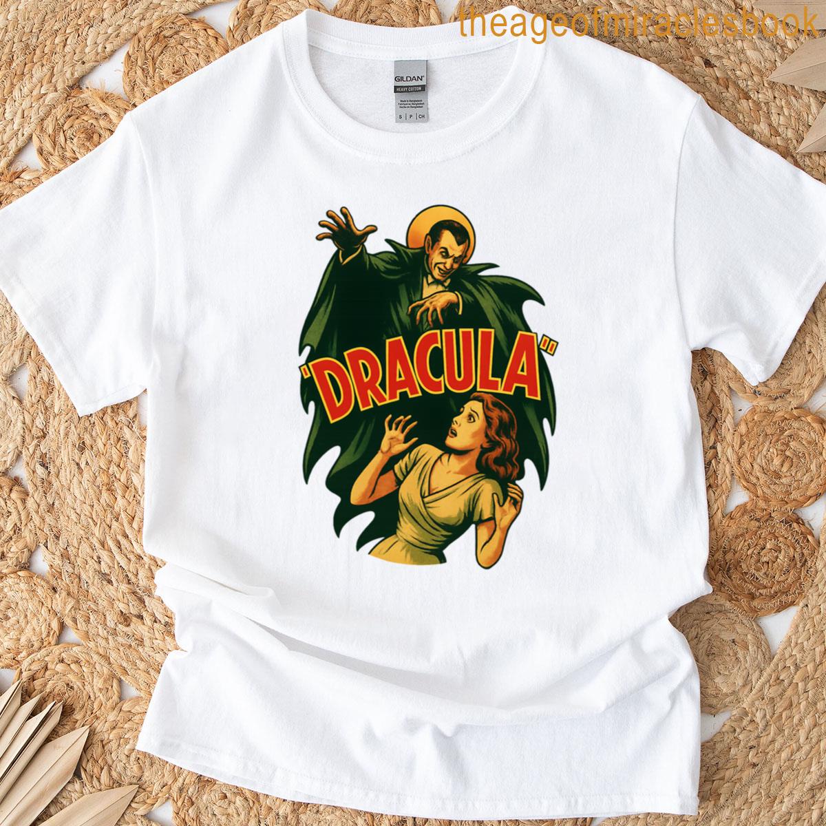 Dracula Vintage Horror Poster Vampire T-shirt
