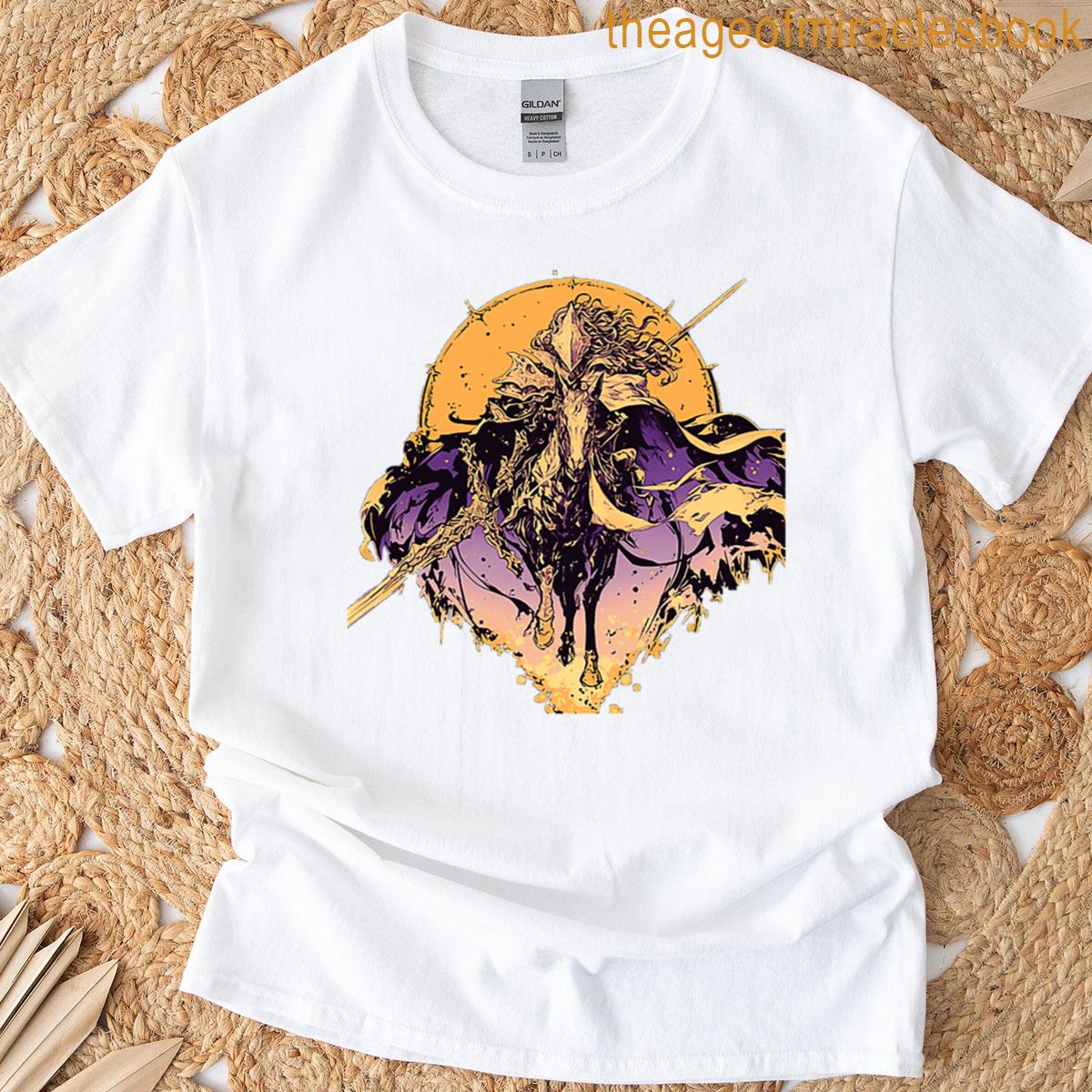 Epic Elden Battle Rider Artwork Elden Ring T-shirt