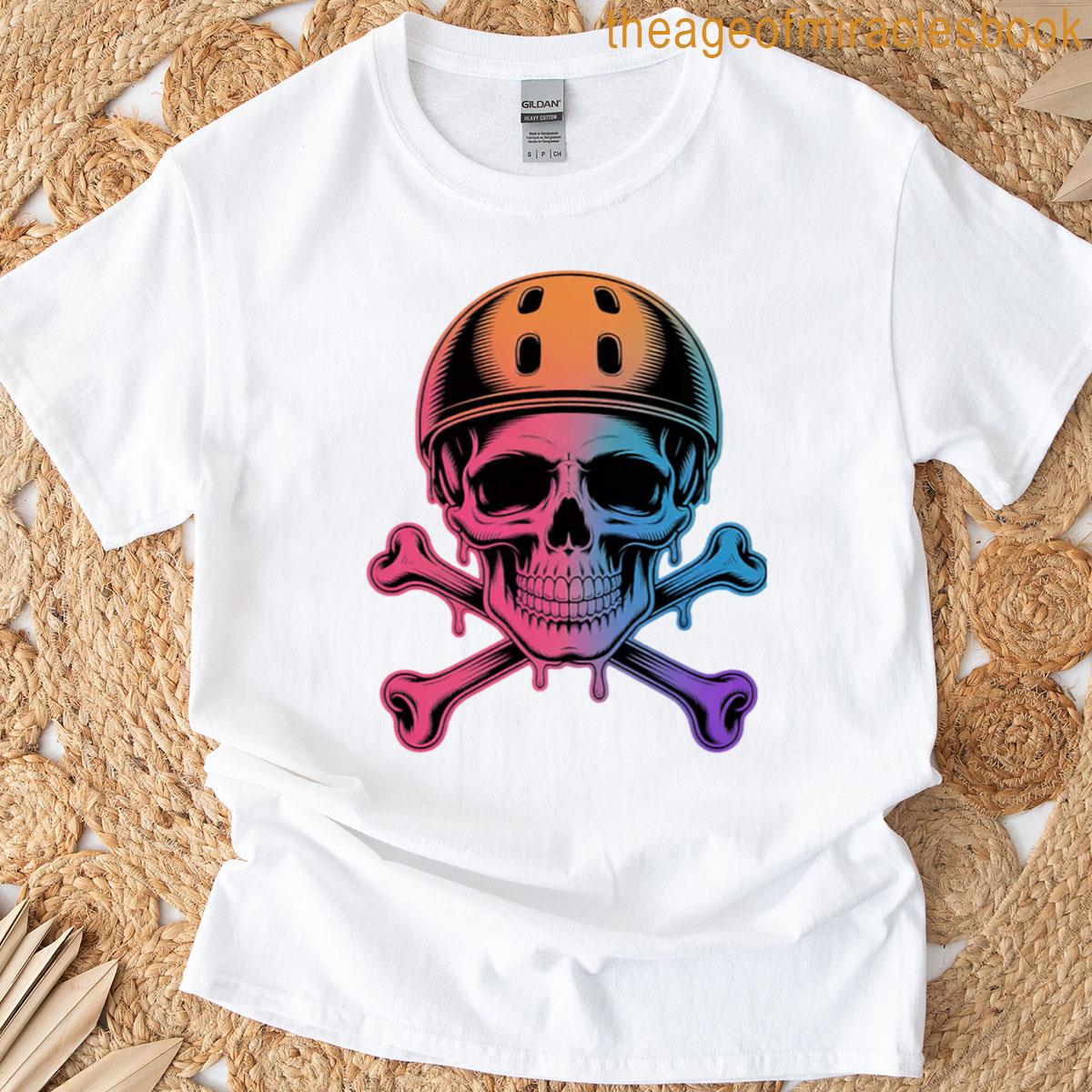 Game Over Skull Pickle Ball Paddle Drip T-shirt