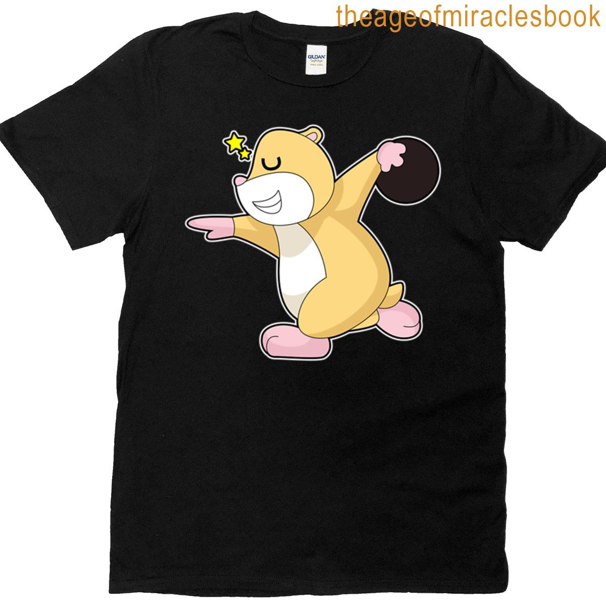 Hamster Bowling Bowling Ball T-shirt