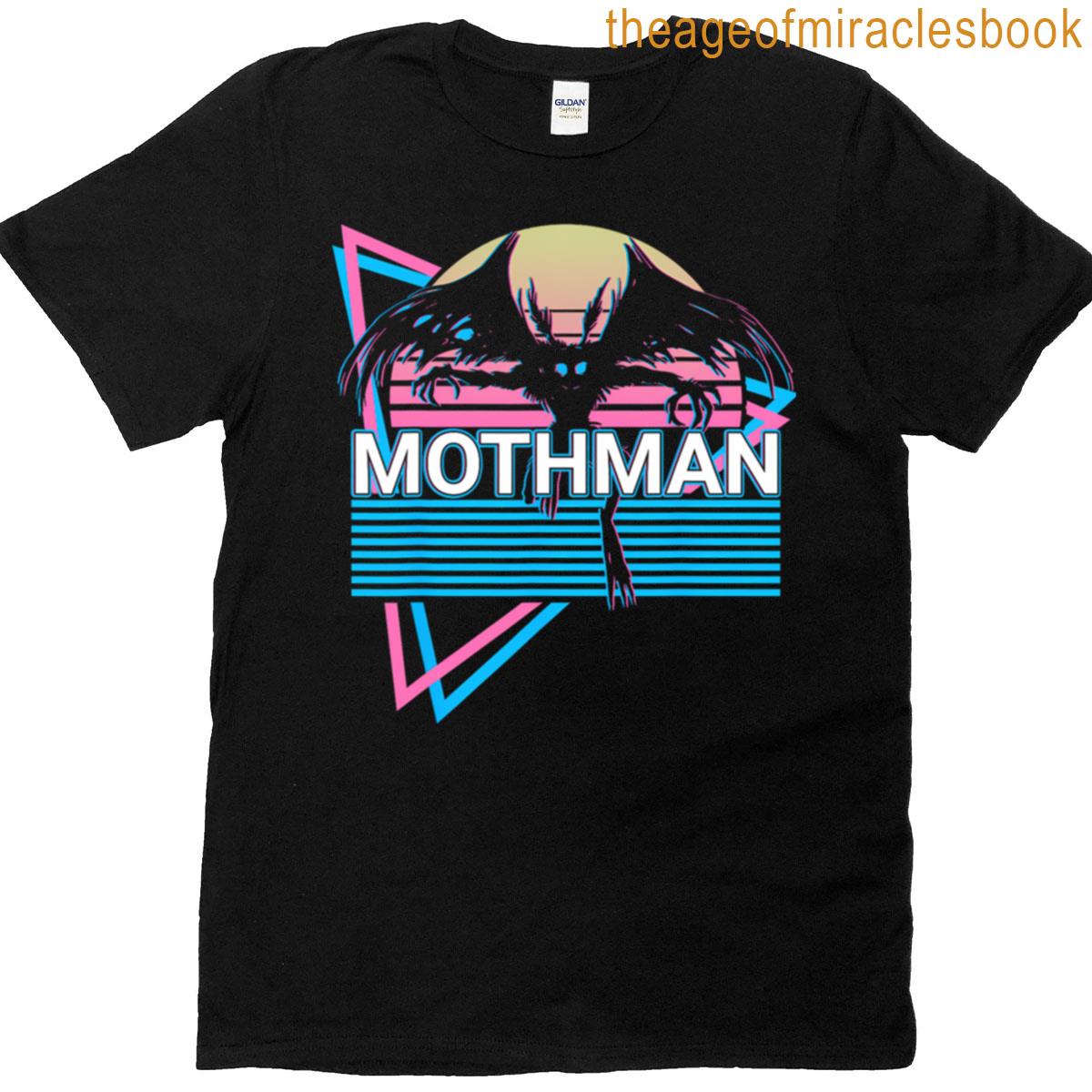 Mothman Cryptozoology Retro Cryptid T-shirt