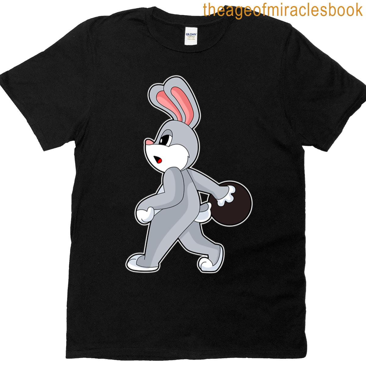 Rabbit Bowling Bowling Ball T-shirt
