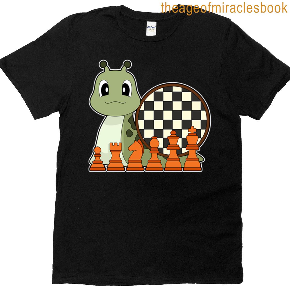 Snail Chessboard Chess Board Game T-shirt