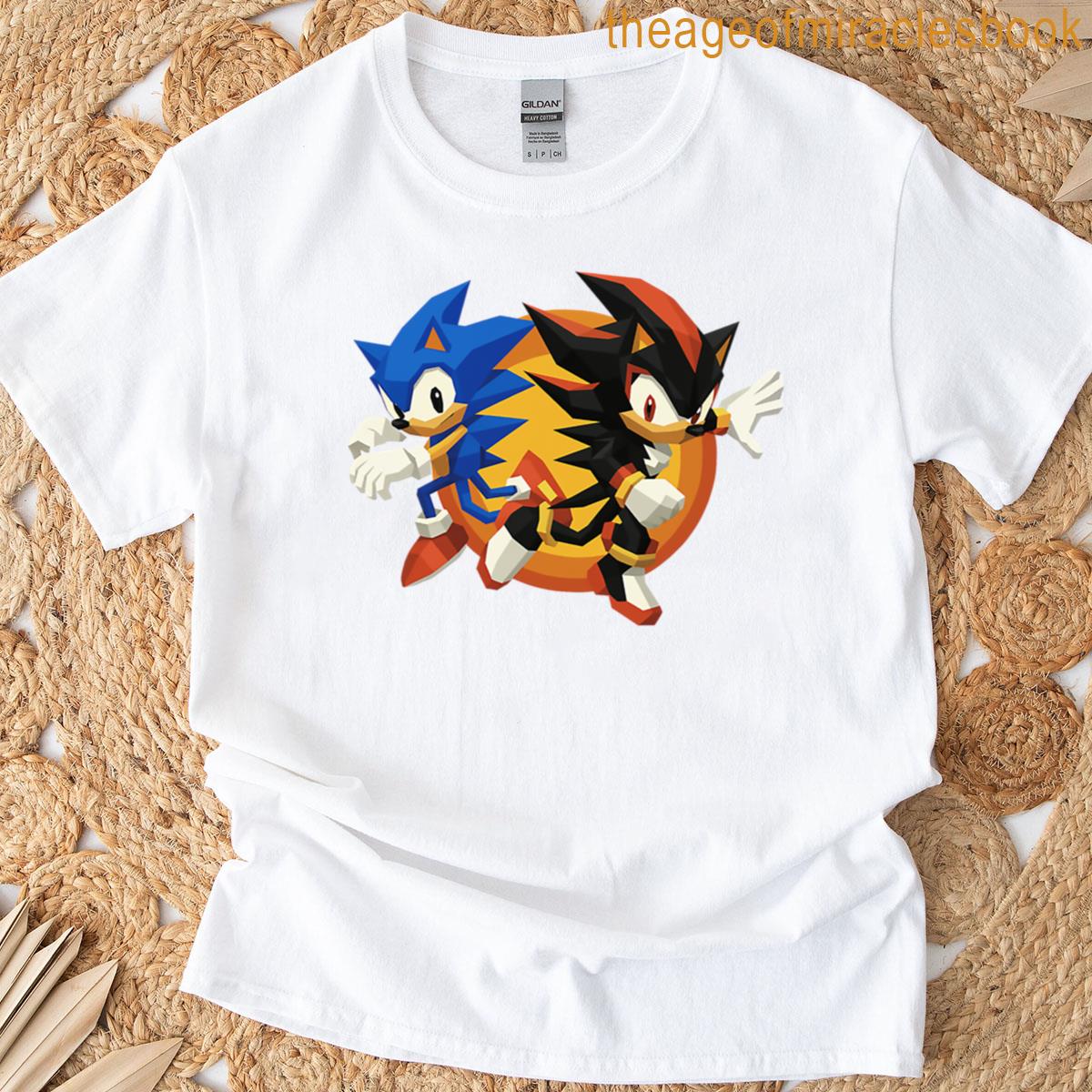 Sonic And Shadow Polygon T-shirt
