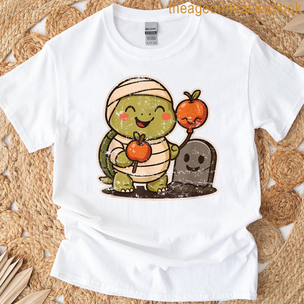 Turtle Mummy With Candy Apples T-shirt