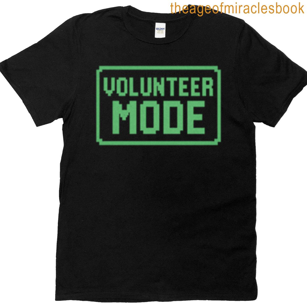 Volunteer Mode Pixel Toggle T-shirt