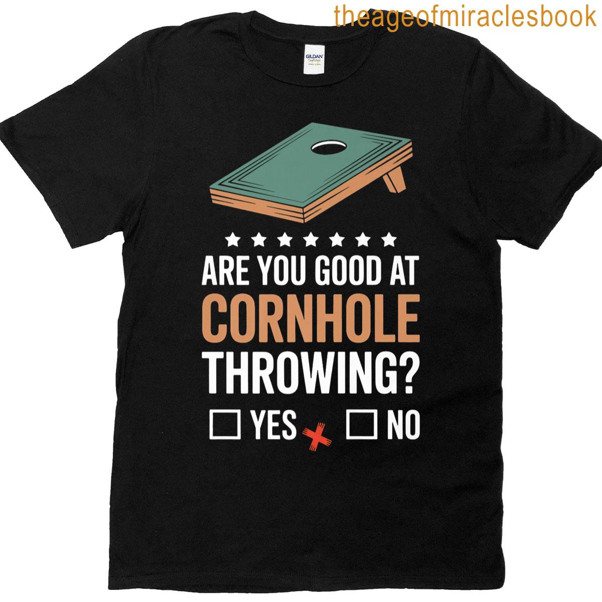 Good At Cornhole Throwing Games Cornhole Player Premium T-shirt