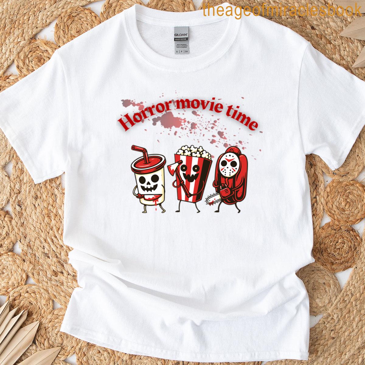 Horror Movie Time Oversized T-shirt