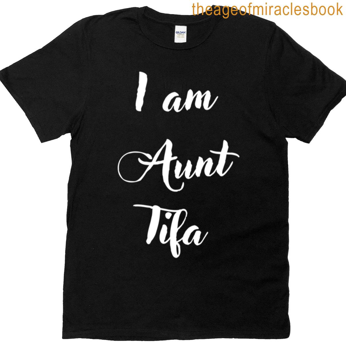 I Am Aunt Tifa Black T-shirt