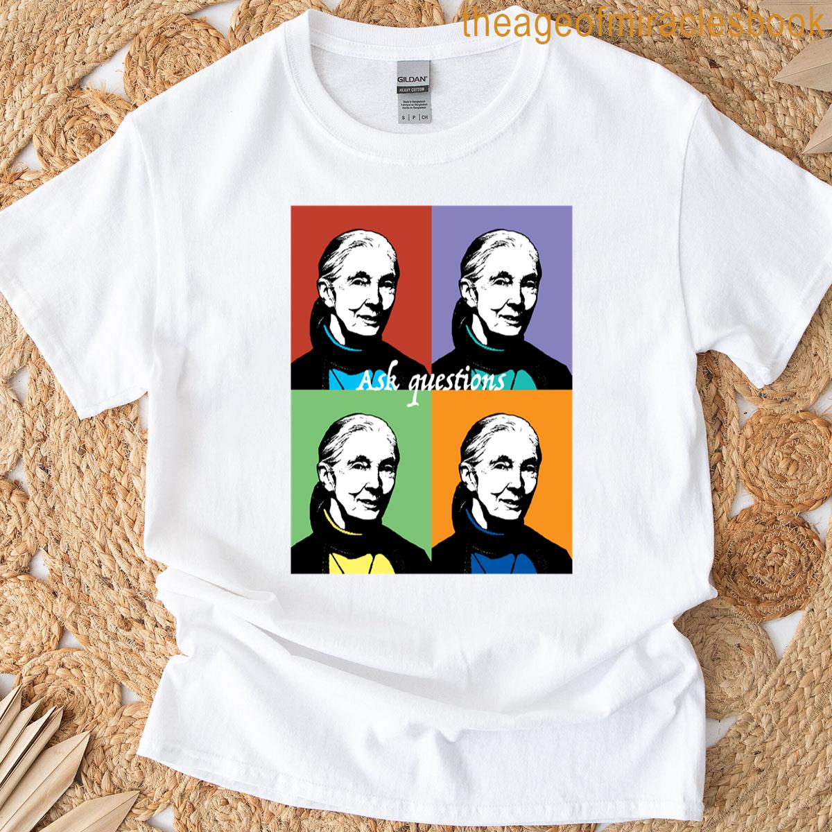 Jane Goodall Feminist Icon T-shirt