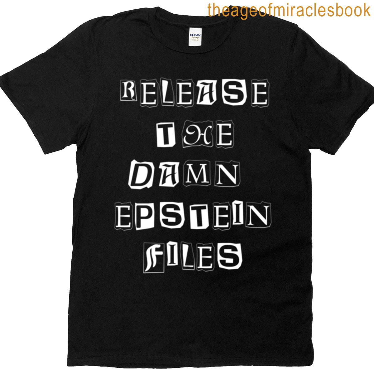 Release The Epstein Files Ransom Note T-shirt