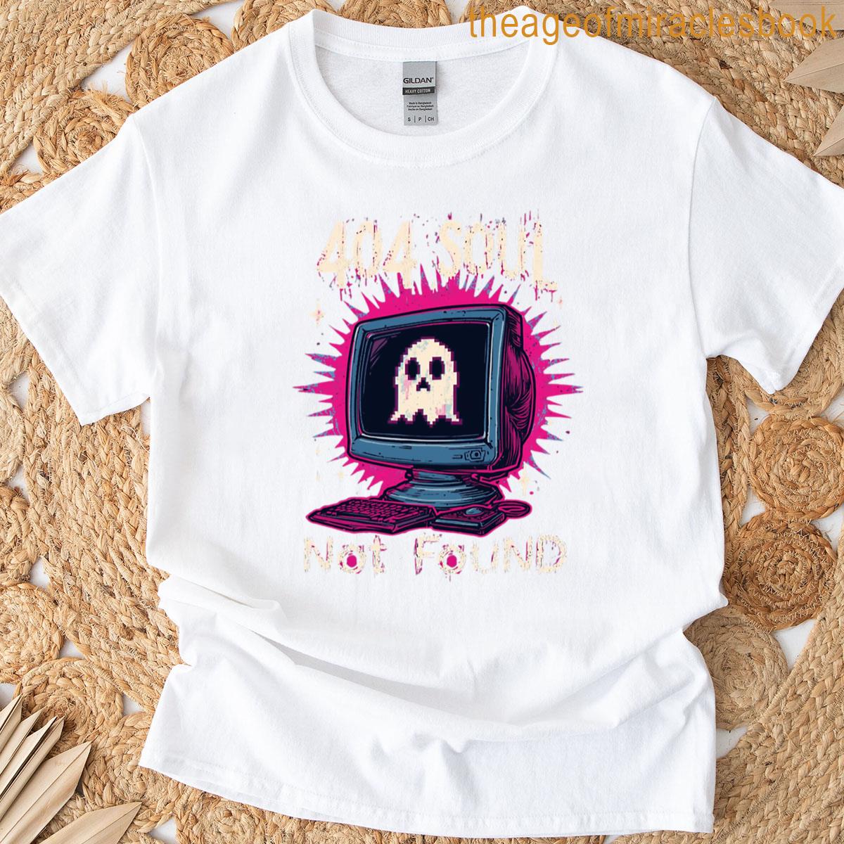 Retro Ghost 404 Soul Not Found Active T-shirt