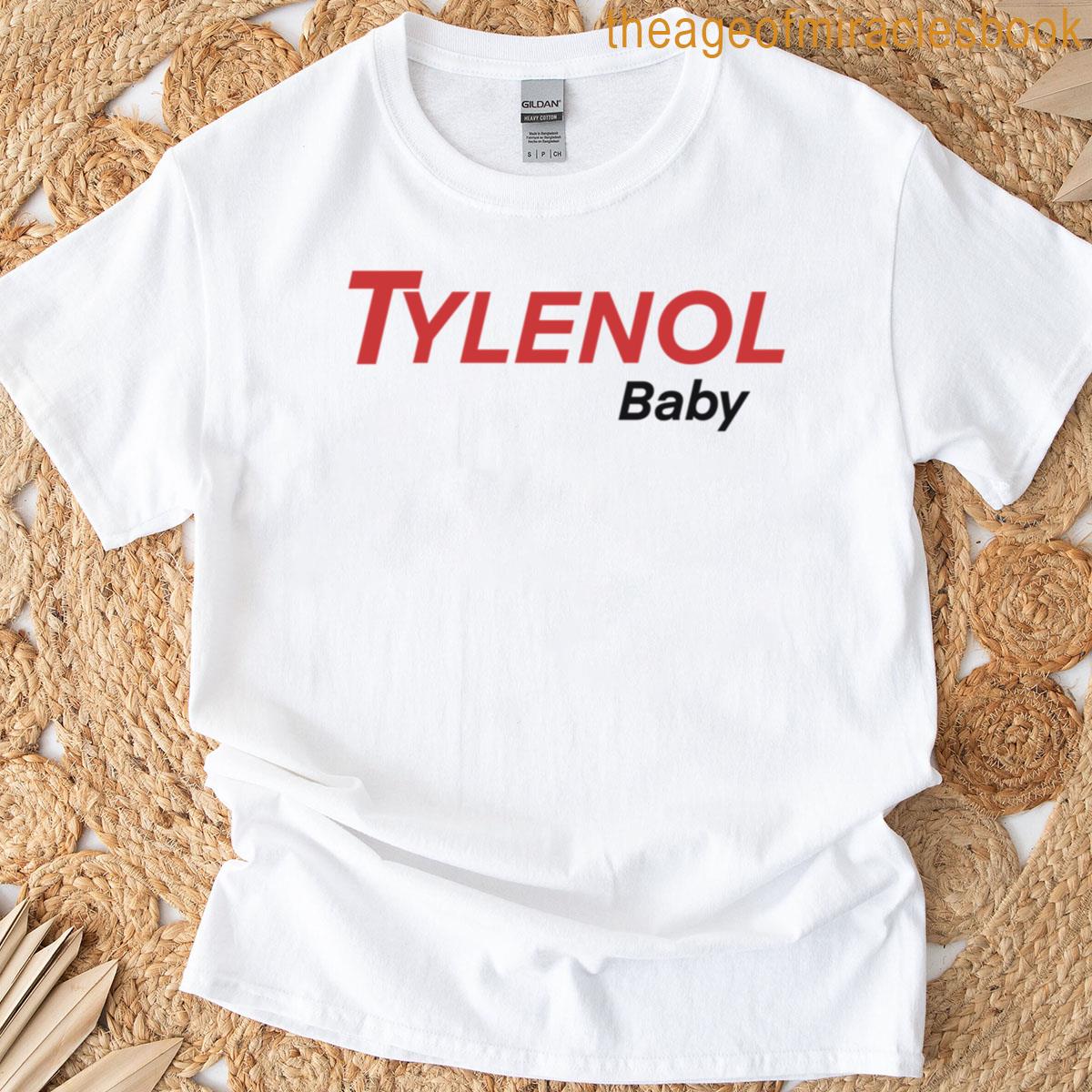 Tylenol Baby Sticker Design T-shirt