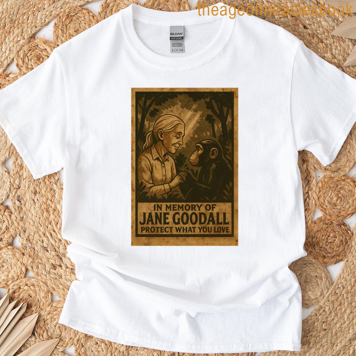 Vintage Jane Goodall Oversized T-shirt