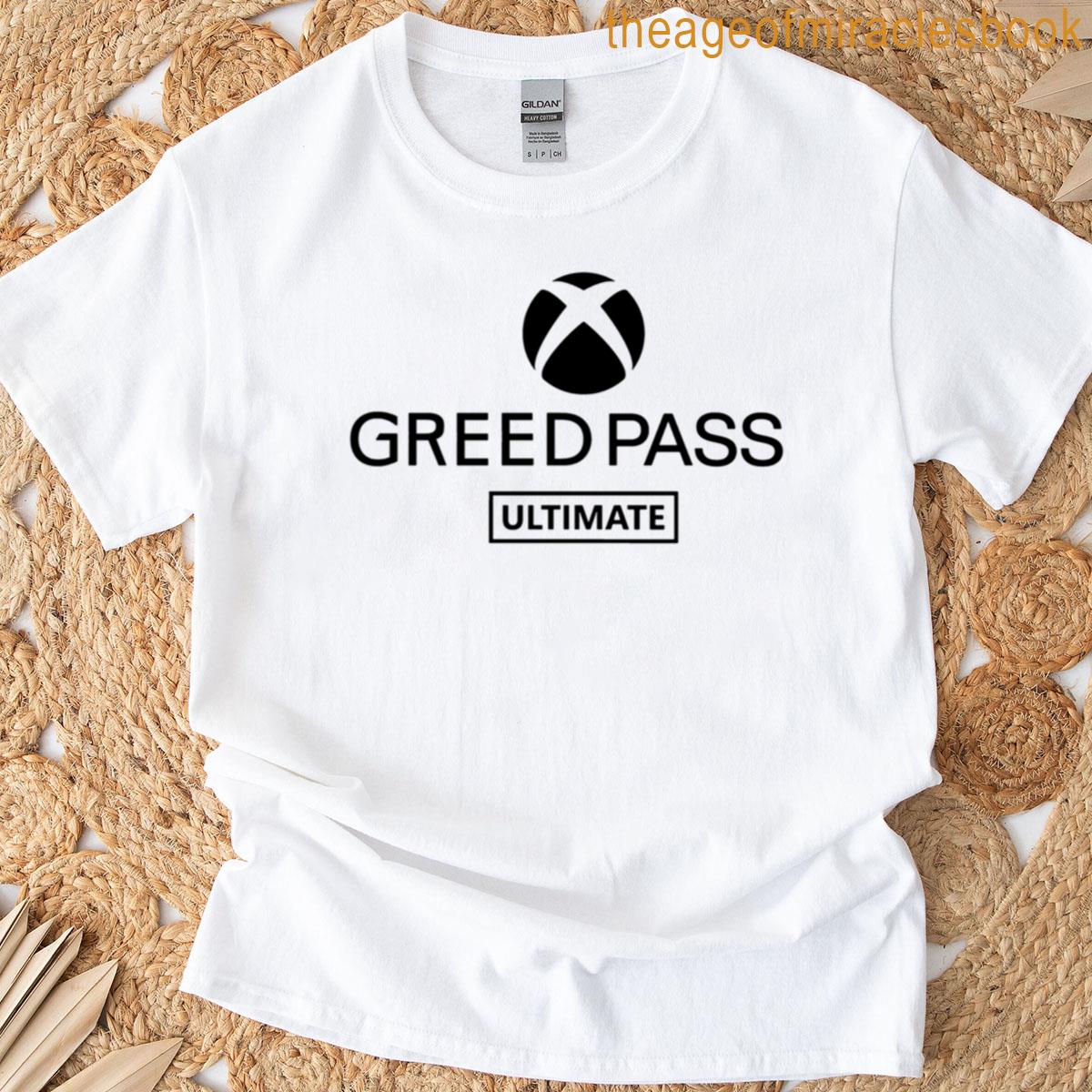 Xbox Greed Pass Ultimate Black Oversized T-shirt