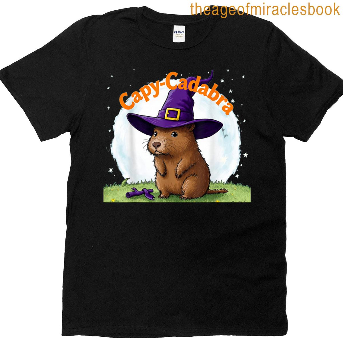 Capybara Witch T-shirt