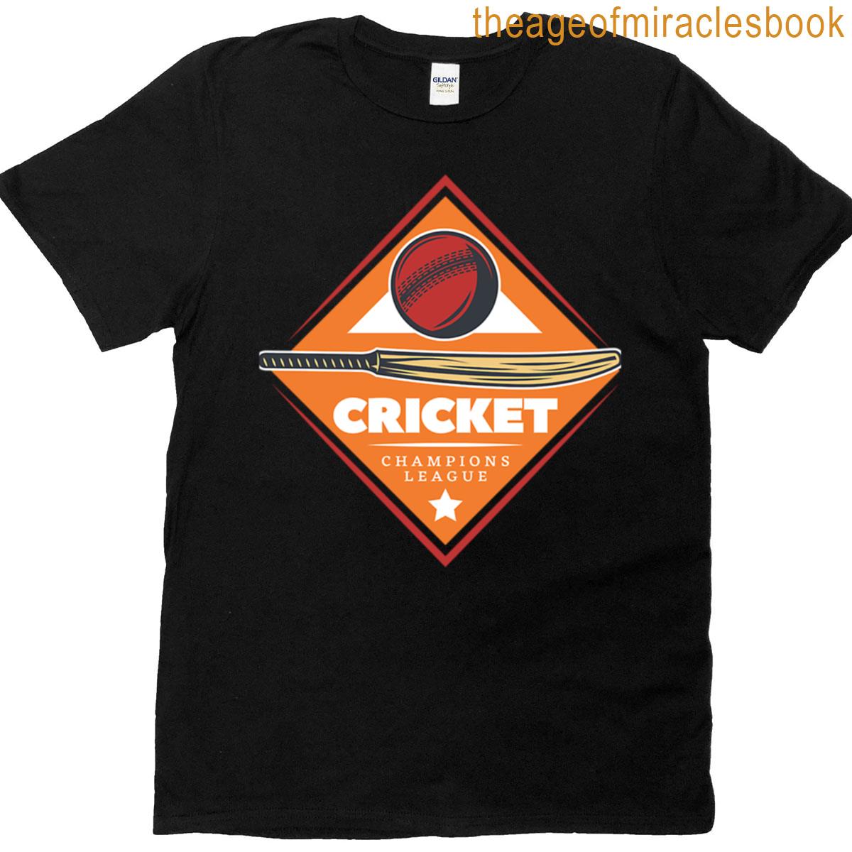 Cricket And Sport Logo T-shirt