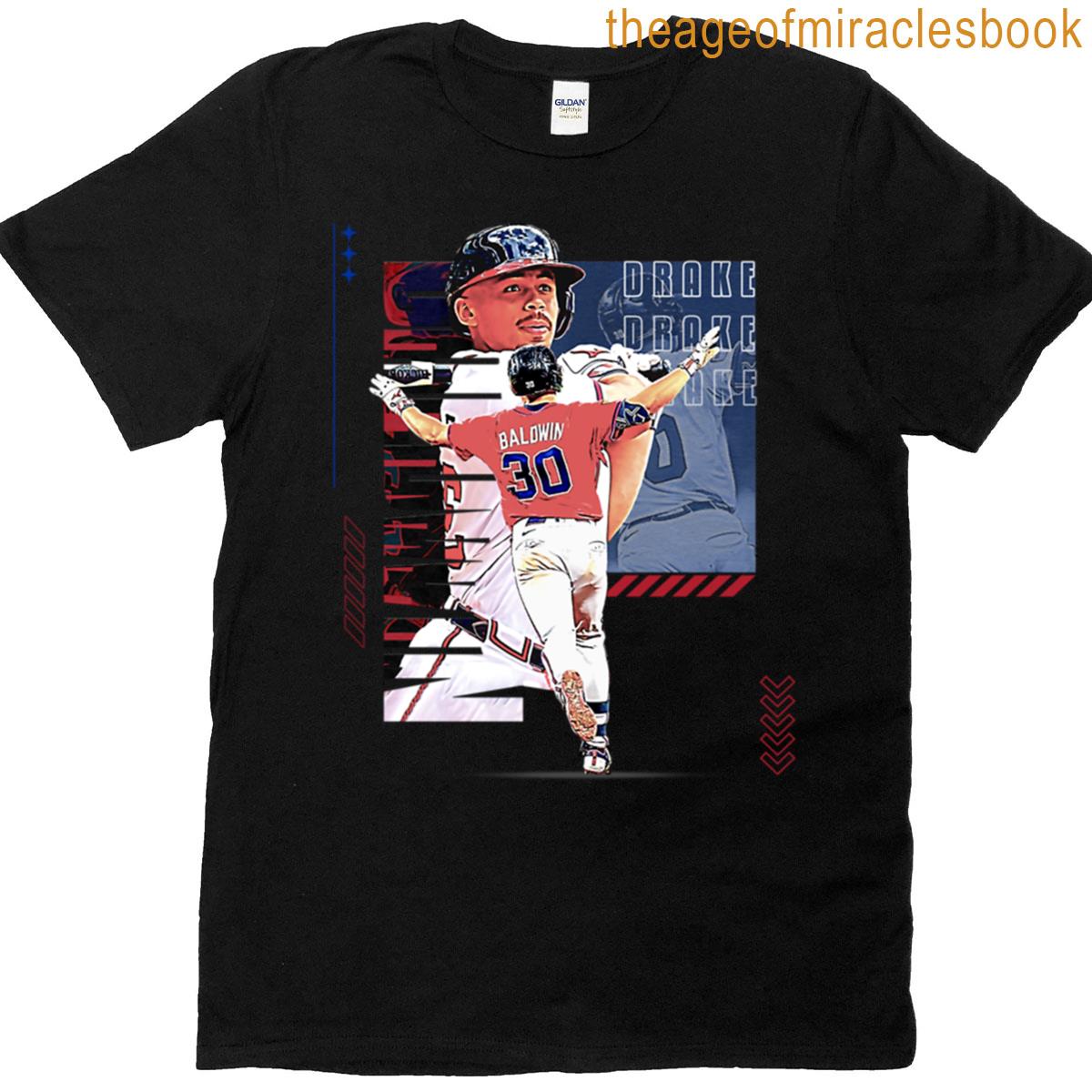 D Baldwin Baseball Player Design 2 T-shirt
