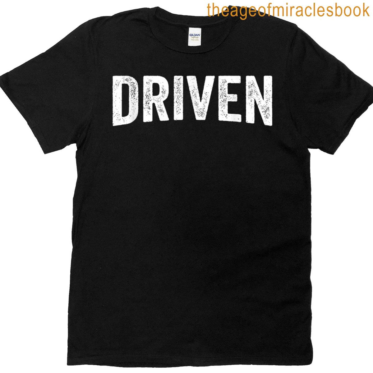 Driven Distressed Design T-shirt